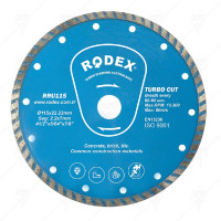 ДИСК ДИАМАНТ ТУРБО ТИП СИНТЕР RODEX ДИСК ДИАМАНТ ТУРБО ТИП СИНТЕР RODEX