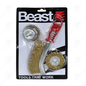 WIRE BRUSHES SET 3PCS