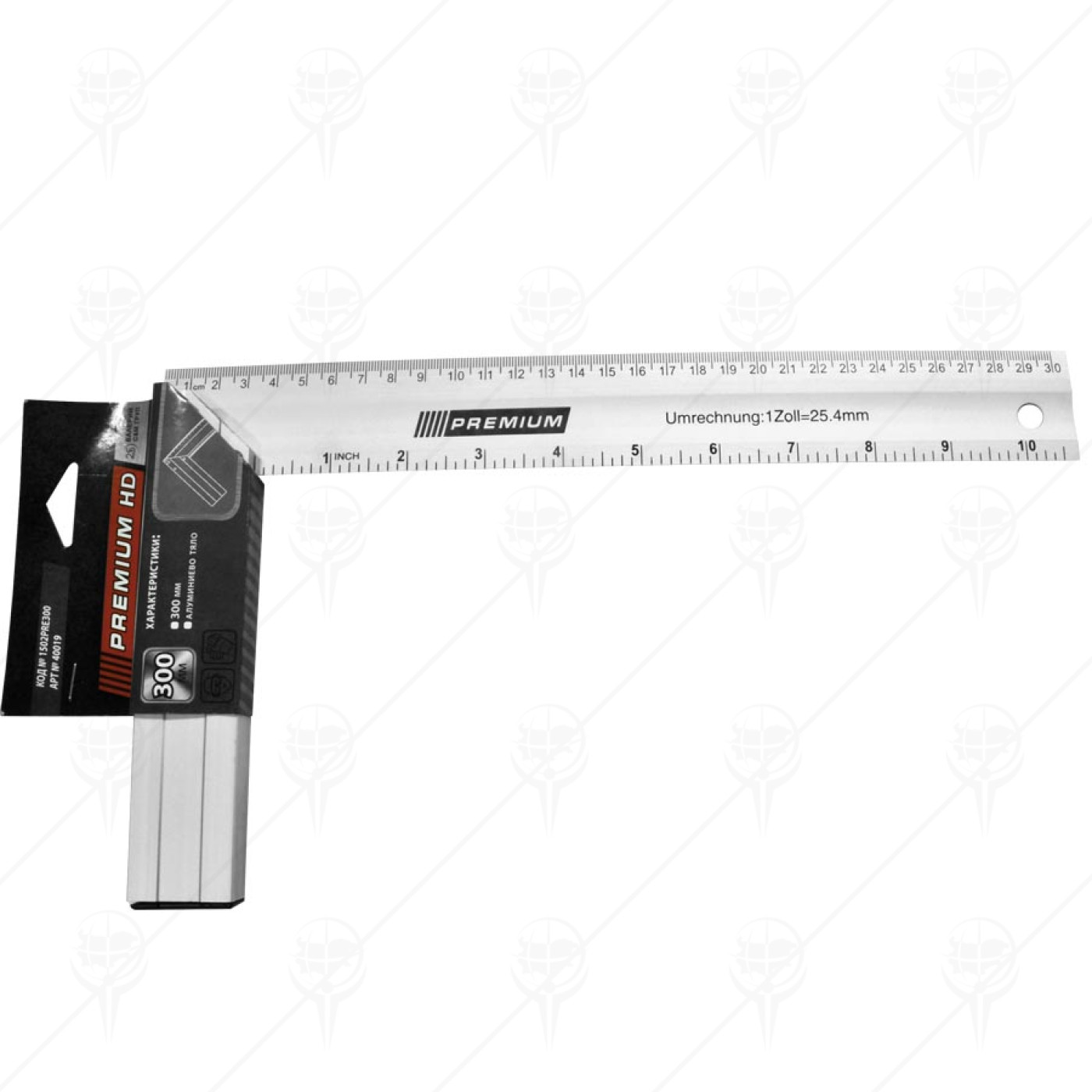 SQUARE RULER ALUMINIUM PREMIUM HD