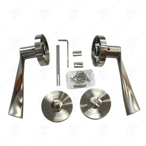 HANDLE FOR DOOR WC MERT INOX