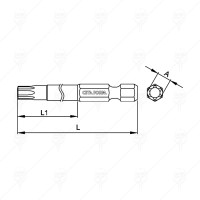 НАКРАЙНИК T10X 90MM CETA-FORM НАКРАЙНИК T10X 90MM CETA-FORM