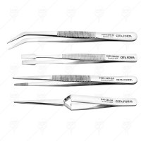 4 PIECE TWEEZER SET CF