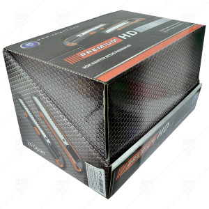 НОЖ МАКЕТЕН МЕТАЛ И ГУМА PREMIUM HD 18 мм НОЖ МАКЕТЕН МЕТАЛ И ГУМА PREMIUM HD 18 мм