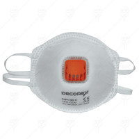МАСКА ПРОТИВОПРАХОВА DECOREX КЛАПАН FFP1 NR D 3бр. МАСКА ПРОТИВОПРАХОВА DECOREX КЛАПАН FFP1 NR D 3бр.