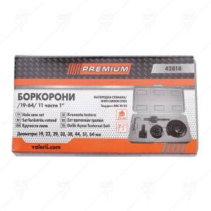 БОРКОРОНИ ЗА ДЪРВО PREMIUM 11 ЧАСТИ 19-64ММ БОРКОРОНИ ЗА ДЪРВО PREMIUM 11 ЧАСТИ 19-64ММ