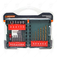 SET 20PC SCREWDRIVER AND BITS
