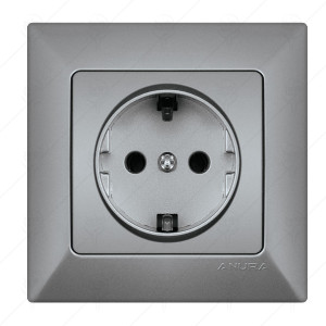 EARTHED SOCKET ALUMINIUM ANURA EARTHED SOCKET ALUMINIUM ANURA
