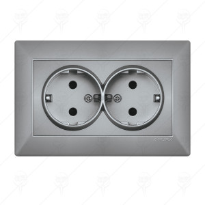 КОНТАКТ ДВОЕН ANURA АЛУМИНИЕВ ЦВЯТ КОНТАКТ ДВОЕН ANURA АЛУМИНИЕВ ЦВЯТ