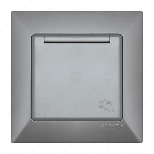 КОНТАКТ ЕДИНИЧЕН С КАПАК ANURA АЛУМИНИЕВ ЦВЯТ КОНТАКТ ЕДИНИЧЕН С КАПАК ANURA АЛУМИНИЕВ ЦВЯТ