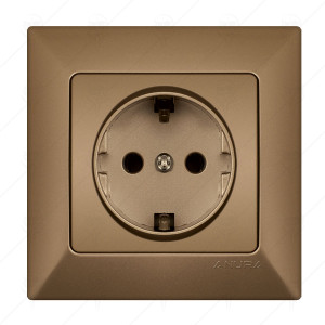 EARTHED SOCKET GOLD ANURA EARTHED SOCKET GOLD ANURA