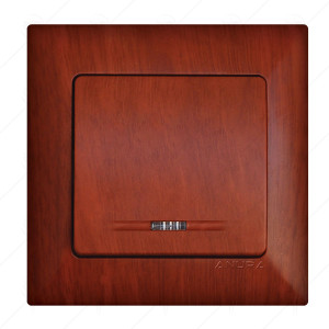 INTERUPATOR SIMPLU SCHEMA 1 ALB; ANURA