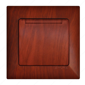 EARTHED COVERED SOCKET WOOD ANURA EARTHED COVERED SOCKET WOOD ANURA
