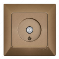 РОЗЕТКА ЗА F-КОНЕКТОР ANURA ЗЛАТИСТ ЦВЯТ