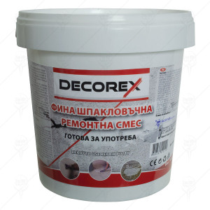 READY TO USE REPAIR PUTTY 1 kg WHITE DECOREX