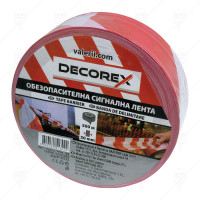 ЛЕНТА СИГНАЛНА ЧЕРВЕНО И БЯЛО DECOREX ЛЕНТА СИГНАЛНА ЧЕРВЕНО И БЯЛО DECOREX