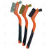 WIRE BRUSHES 3PCS SET 2K HANDLE