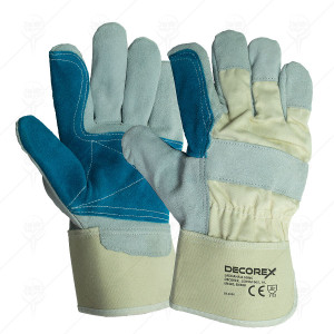 УСИЛЕНИ РЪКАВИЦИ ОТ ТЕЛЕШКА КОЖА  DECO