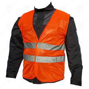 JACKET SIGNAL WITH REFLECTIVE TAPES ORANGE
