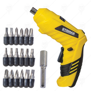 CORDLESS SCREWDRIVER 3,6V 3.5 NM O1 RTRMAX
 CORDLESS SCREWDRIVER 3,6V 3.5 NM O1 RTRMAX