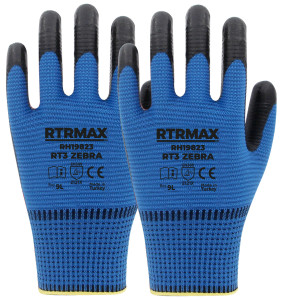 РЪКАВИЦИ ТОП. В НИТРИЛ ZEBRA RTRMAX