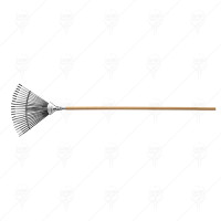 GARDEN RAKE 25, 22 TEETH WITH HADLE