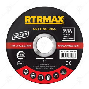 Cutting disc for INOX (125*1,0*22мм) Cutting disc for INOX (125*1,0*22мм)