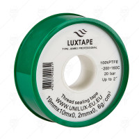 ЛЕНТА ТЕФЛ.19 мм x 10 м x 0.2 мм LUXTAPE ЛЕНТА ТЕФЛ.19 мм x 10 м x 0.2 мм LUXTAPE