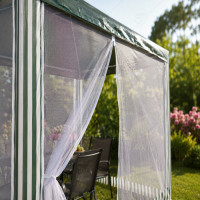 GAZEBO 3*3*2,4М PE 90GR WITH 4PCS NETTING WALL HERLY