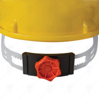 КАСКА ЖЪЛТА С РЕГУЛИРАЩ ВИНТ