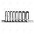 1/4 DRIVE DEEP HEXAGON SOCKET BITS 8 PCS SET