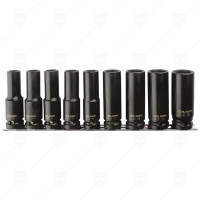 1/2 DRIVE BIHEXAGON SOCKET 9PCS CF