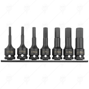 1/2  КDRIVE BIHEXAGON SOCKET 7PCS CF