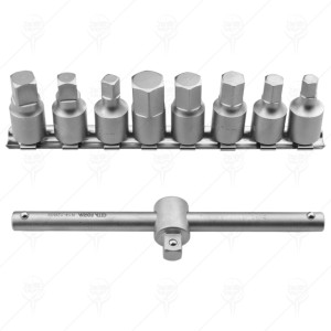3/8 DRIVE HAXAGON SOCKET 9 PCS CF