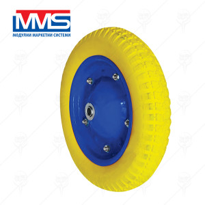 WHEEL FOR BARROW 335MM PU WELLOW Ф20