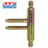 HINGE ANUBA DECOR &Oslash;11/75 mm YELLOW ZINK PLATED