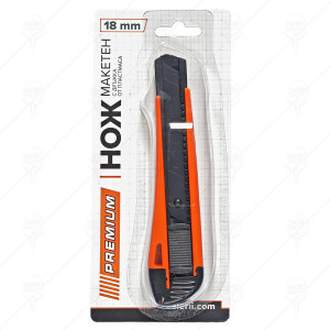 НОЖ МАКЕТЕН ПЛАСТМАСА 18ММ PREMIUM НОЖ МАКЕТЕН ПЛАСТМАСА 18ММ PREMIUM