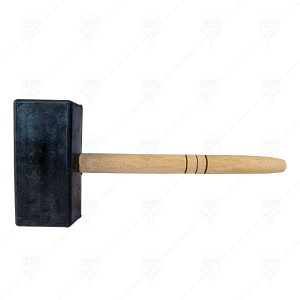 RUBBER HAMMER 1 kg. square, wood, etc. BG new RUBBER HAMMER 1 kg. square, wood, etc. BG new