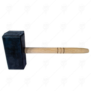 RUBBER HAMMER 1 kg. square, wood, etc. BG new RUBBER HAMMER 1 kg. square, wood, etc. BG new