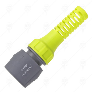 HOSE CONNECTOR WITH STOP 1/2" TPR