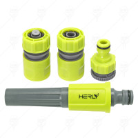 SPRAY SET-SPRAY NOZZLE  1/2" HOSE CONNECTOR  1/2" HOSE CONNECTOR WITH STOP  1/2-3/4" TAP ADAPTER