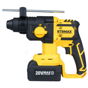 CORDLESS ROTARY HAMMER 20V 4Ah S-LION 2 BAT. B4 RTRMAX RTS5040 CORDLESS ROTARY HAMMER 20V 4Ah S-LION 2 BAT. B4 RTRMAX RTS5040