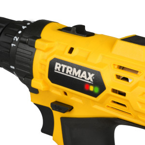 CORDLESS DRILL 18V 1.5Ah LI-ION WITH 2 BAT. RTRMAX RTM350