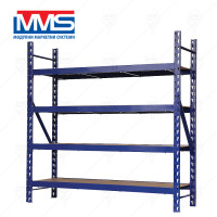 METAL RACK 4х800 kg 200х200x60 sm BLUE