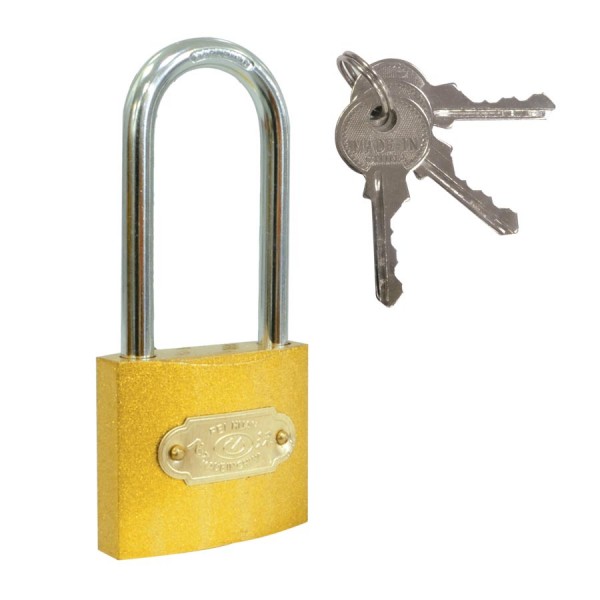 YELLOW LONG ARM PADLOCKS