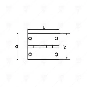 HINGE CLAVIER 5005 120PCS