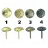 DRAWING PINS SHAGREN 1000PCS