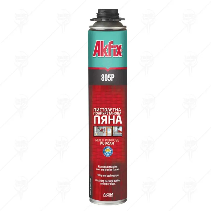 SPUMA POLIURETANICA 805P PENTRU PISTOL 750 ml AKFIX
