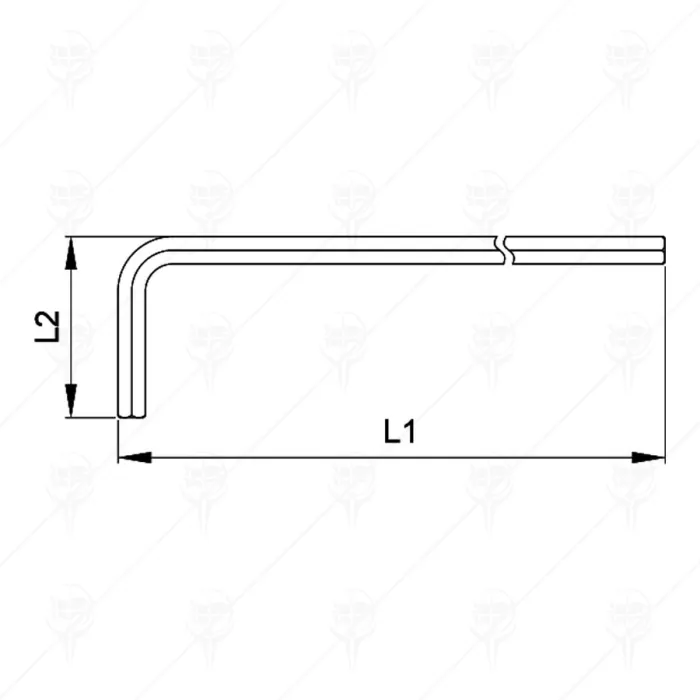 HEXAGONAL KEY, LONG ARM HEXAGONAL KEY, LONG ARM