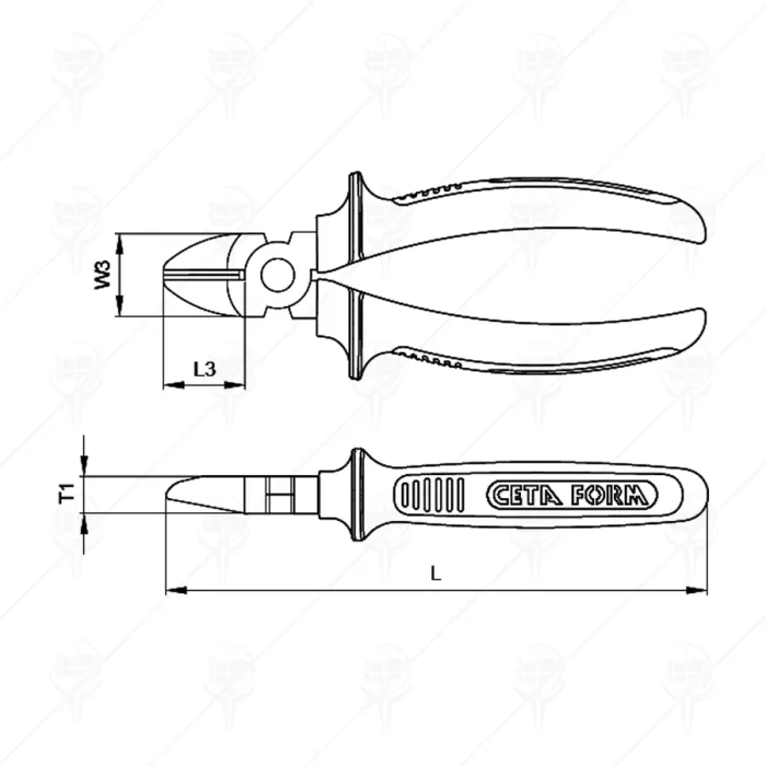 КЛЕЩИ РЕЗАЧКИ Е06-43 CETA-FORM