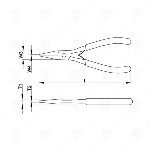 КЛЕЩИ ЧОВКИ CETA-FORM 120ММ